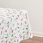 kerstlamppatroon tafelkleed (Voorbeeld)