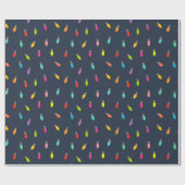 kerstlamppatroon Verpakkingspapier Cadeaupapier (Vlak)