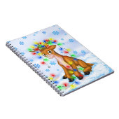 kerstlamprenrenrenrendier notitieboek (Rechterzijde)