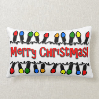 Kerstlampveeg Decor Lumbar Pillow Kussen
