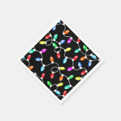 kerstlampvoet Napkins Servet (Hoek)