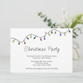 Kerstlampvoet Retro Holiday Kaart (Staand voorkant)