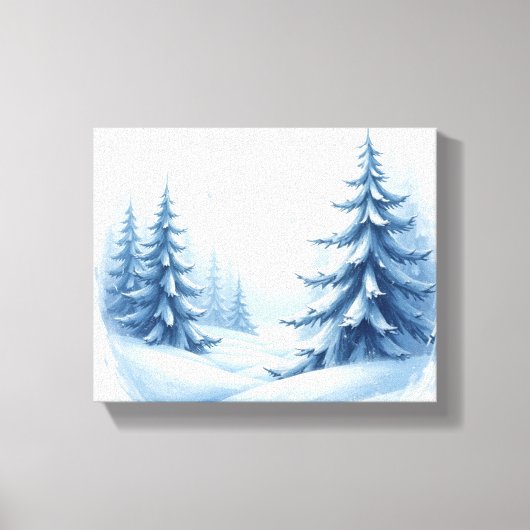 Kerstland Canvas Afdruk (Voorkant)