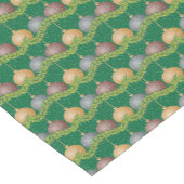 Kerstland en vakantiepatroon voor ornamenten korte tafelloper (Hoek)