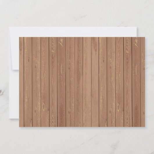 Kerstland Foto slaat de datum op Save The Date (Achterkant)