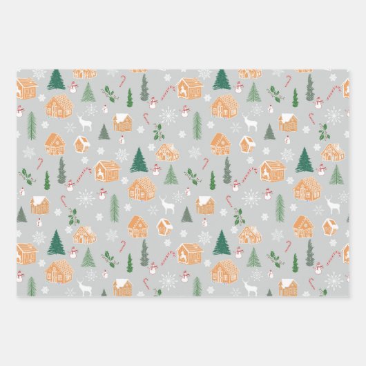 Kerstland Inpakpapier Vel (Voorkant 2)