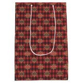 Kerstland Kerstmis Inpakpapier Medium Cadeauzakje (Achterkant)