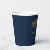 Kerstland met een rode buik en Baubles Papieren Bekers (Rechts)