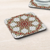 Kerstland Patchwork Kurken Onderzetters (Linkerzijde)