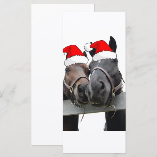 Kerstlandpaarden (Voorkant / Achterkant)