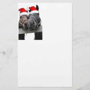Kerstlandpaarden Briefpapier
