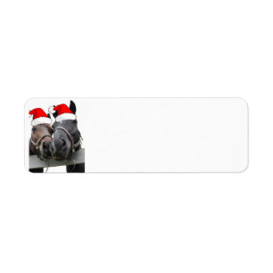 Kerstlandpaarden Etiket