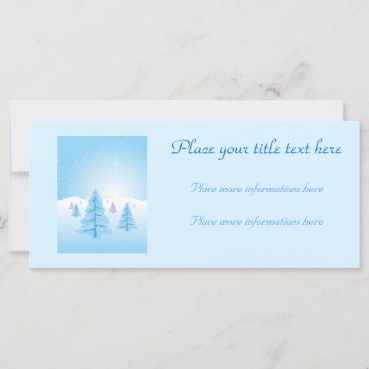 Kerstlandschap (Voorkant)