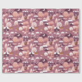 Kerstlandschap Cadeaupapier (Vlak)