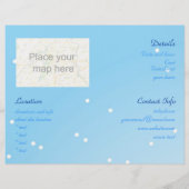 Kerstlandschap Flyer (Achterkant)