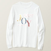 Kerstlange hoes T-Shirt (Design voorkant)