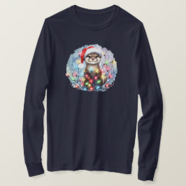 Kerstlange hoes T-Shirt