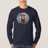 Kerstlange hoes T-Shirt (Voorkant)