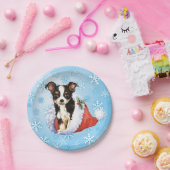 Kerstlange kartonnen Bord met kerstpapier (Feest)