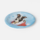 Kerstlange kartonnen Bord met kerstpapier (Gekanteld)