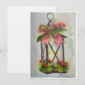 Kerstlantaarn Bedankkaart (Voorkant / Achterkant)