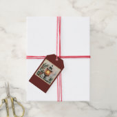 Kerstlantaarn Cadeaulabel (Met Touw)