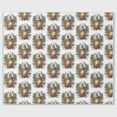 Kerstlantaarn Cadeaupapier (Vlak)