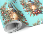 Kerstlantaarn Cadeaupapier (Rol Hoek)
