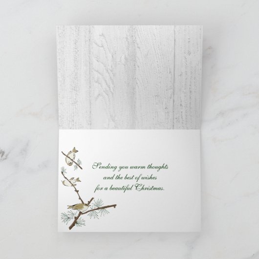 Kerstlantaarn Feestdagen Kaart (Binnen)