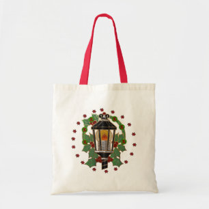 Kerstlantaarn Stain Glass GIFT Tote Bag