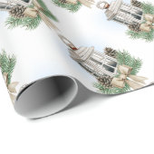 Kerstlantaarns Cadeaupapier (Rol Hoek)