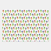 Kerstlantaarns Inpakpapier Vel (Voorkant)