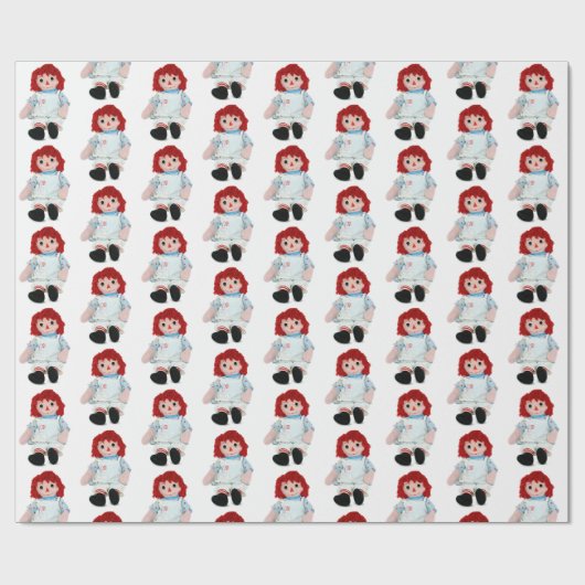 Kerstlap pop met snoepriet cadeaupapier (Vlak)