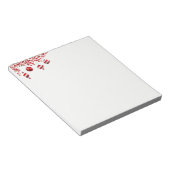 kerstlaptop notitieblok (Schuin)