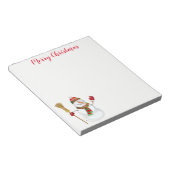kerstlaptop notitieblok (Schuin)