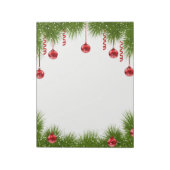 kerstlaptop notitieblok (Linkerzijde)