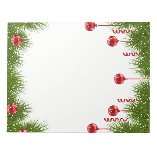 kerstlaptop notitieblok (Voorkant)