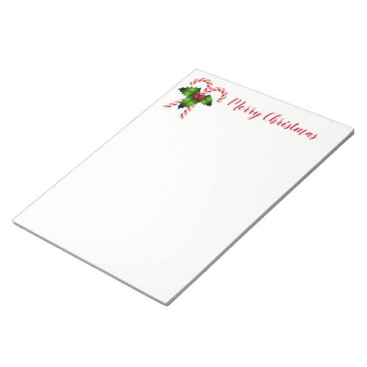 kerstlaptop notitieblok (Schuin)