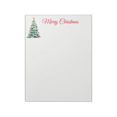 kerstlaptop notitieblok (Linkerzijde)