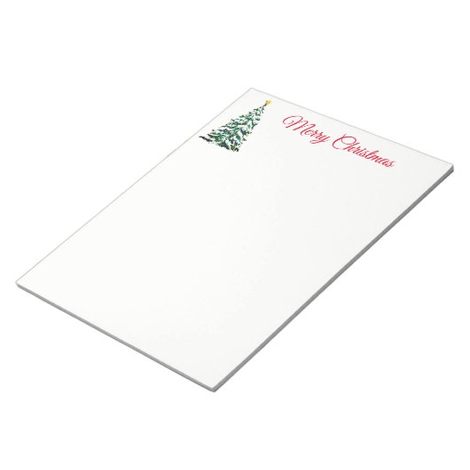 kerstlaptop notitieblok (Schuin)