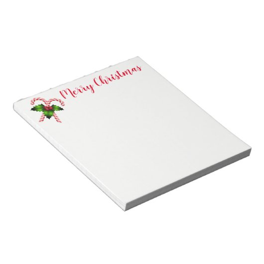 kerstlaptop notitieblok (Schuin)