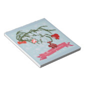 kerstlaptop notitieblok (Schuin)