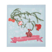 kerstlaptop notitieblok (Voorkant)