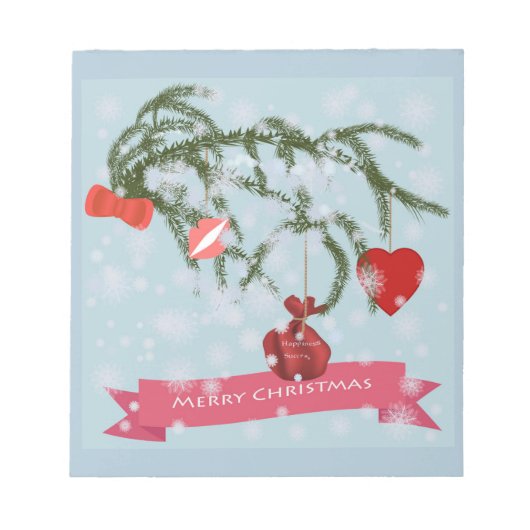 kerstlaptop notitieblok (Voorkant)