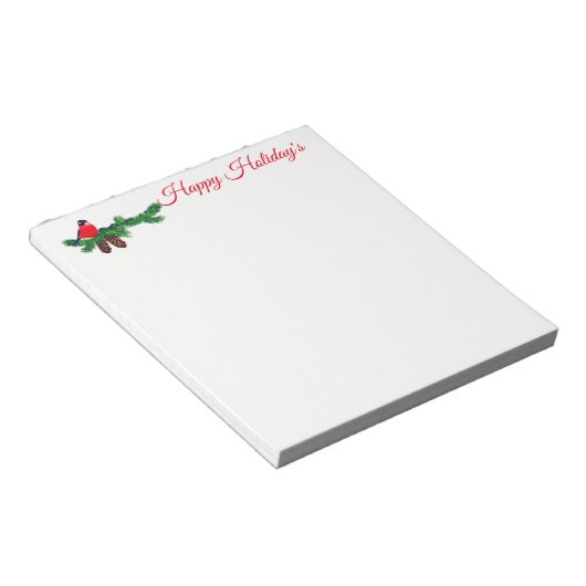 kerstlaptop notitieblok (Schuin)