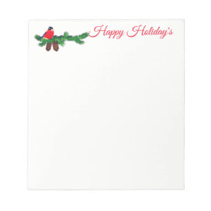 kerstlaptop notitieblok