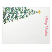 kerstlaptop notitieblok (Voorkant)