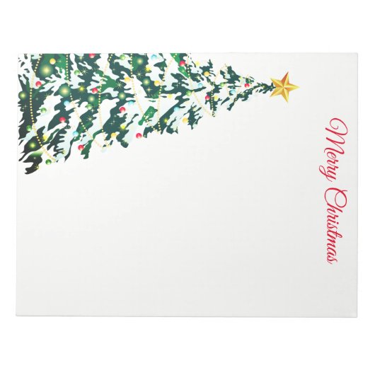 kerstlaptop notitieblok (Voorkant)