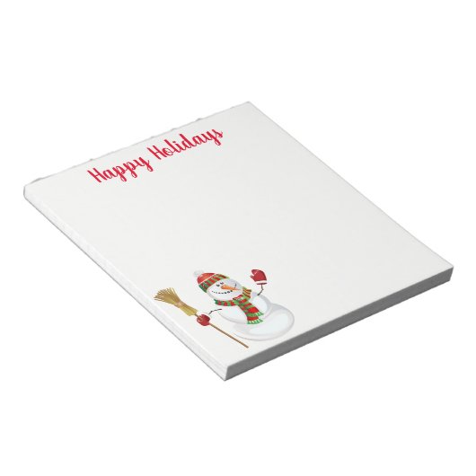 kerstlaptop notitieblok (Schuin)