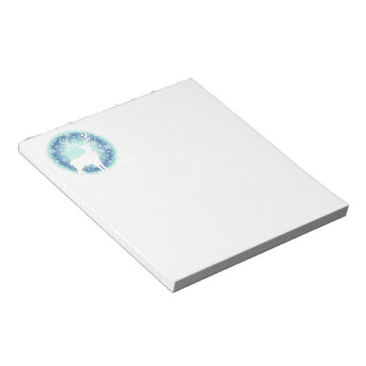 kerstlaptop notitieblok (Schuin)